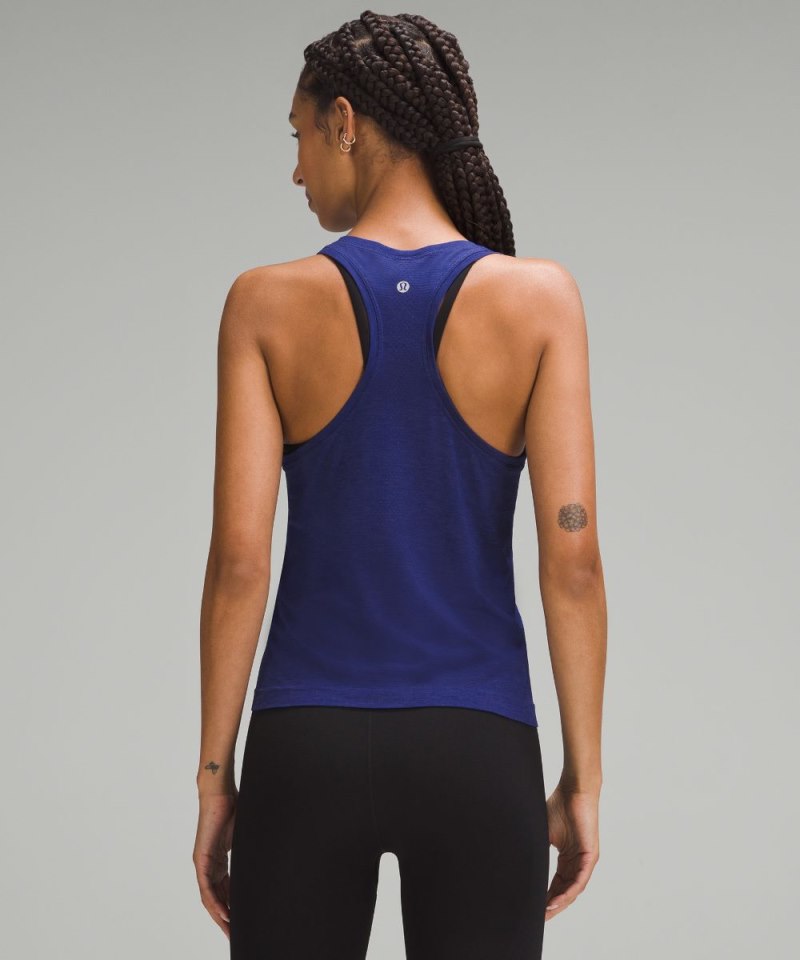 Lululemon Swiftly Tech Racerback Tank Top 2.0 *Race Length Larkspur / Larkspur Online Outlet Sale