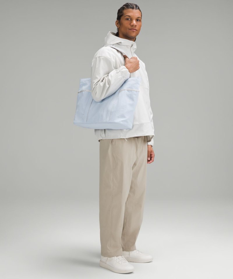 Lululemon Daily Multi-Pocket Tote Bag 20L Windmill / White Opal Online Outlet Sale