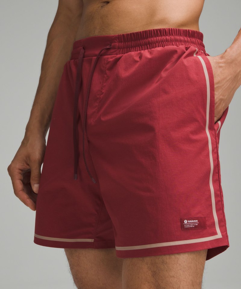 Lululemon Hybrid Pool Short 7" *Linerless Gamay Red Online Outlet Sale