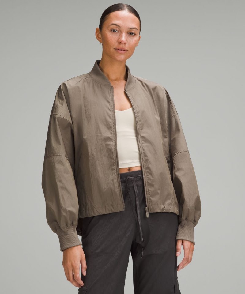 Lululemon Lightweight Hem-Cinch Bomber Jacket Nomad Online Outlet Sale