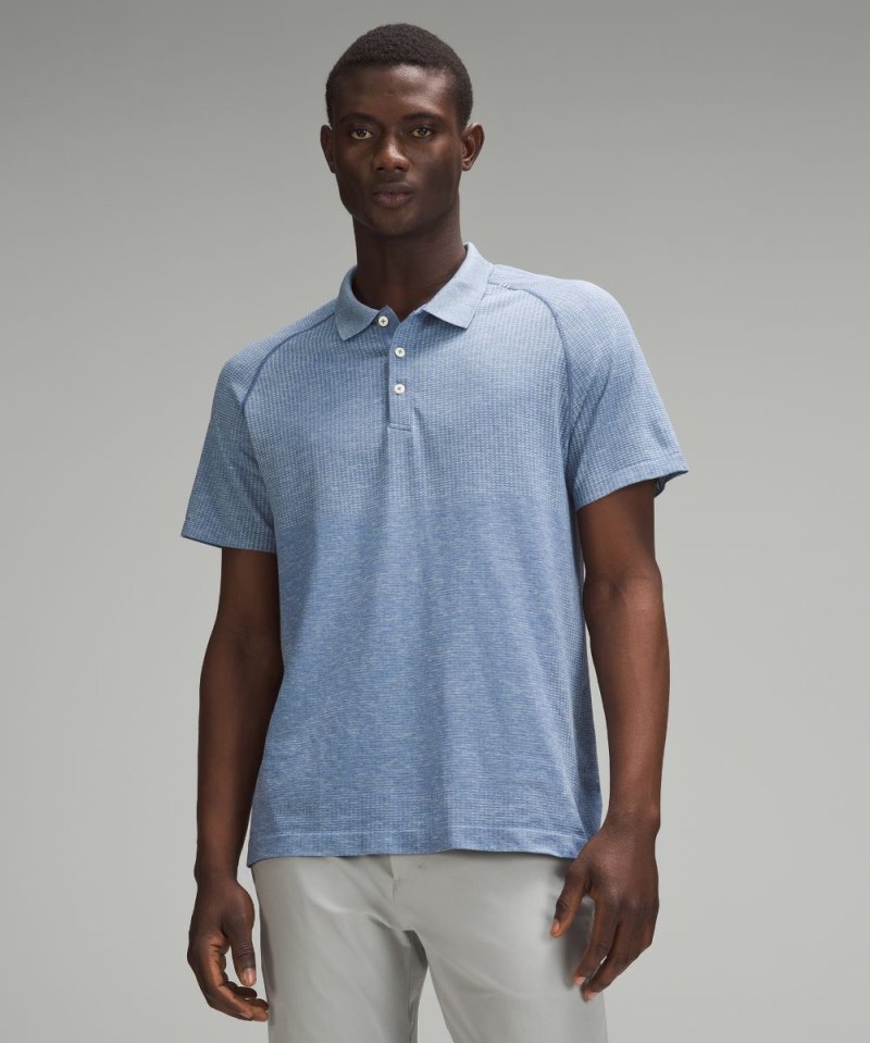 Lululemon Metal Vent Tech Polo Shirt *Updated Fit Sundance / Oasis Blue Online Outlet Sale