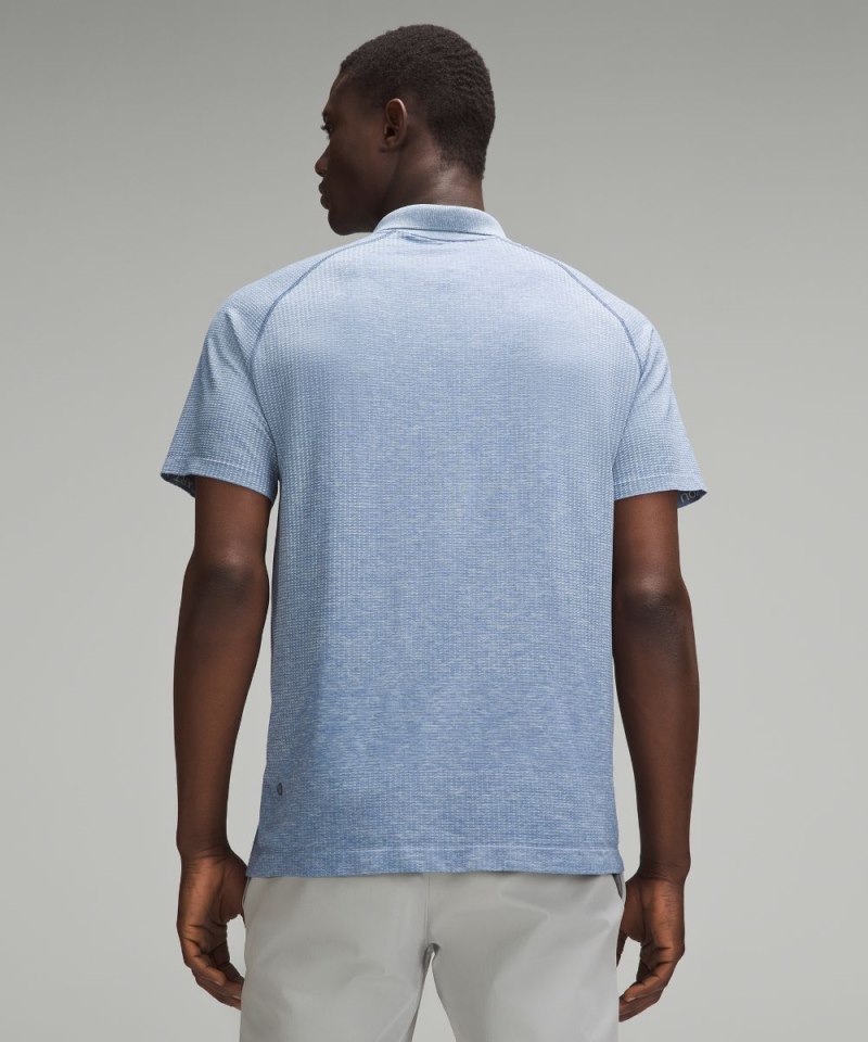 Lululemon Metal Vent Tech Polo Shirt *Updated Fit Sundance / Oasis Blue Online Outlet Sale