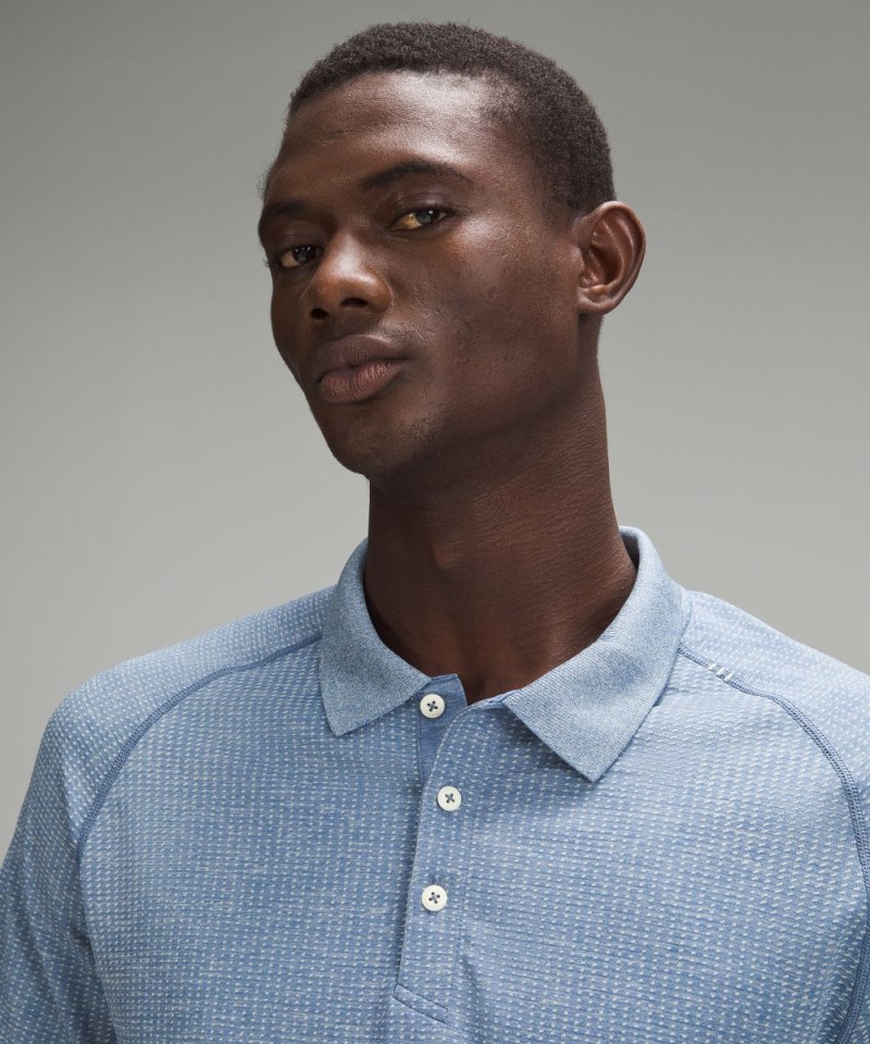 Lululemon Metal Vent Tech Polo Shirt *Updated Fit Sundance / Oasis Blue Online Outlet Sale