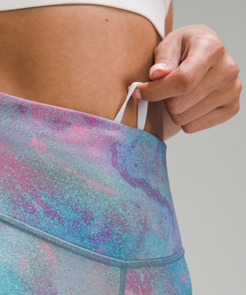 Lululemon Fast and Free High-Rise Tight 28” Pockets *Updated Hazy Afterglow Multi Online Outlet Sale