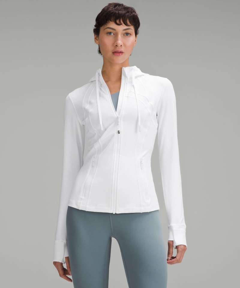 Lululemon Define Hooded Jacket *Nulu White Online Outlet Sale