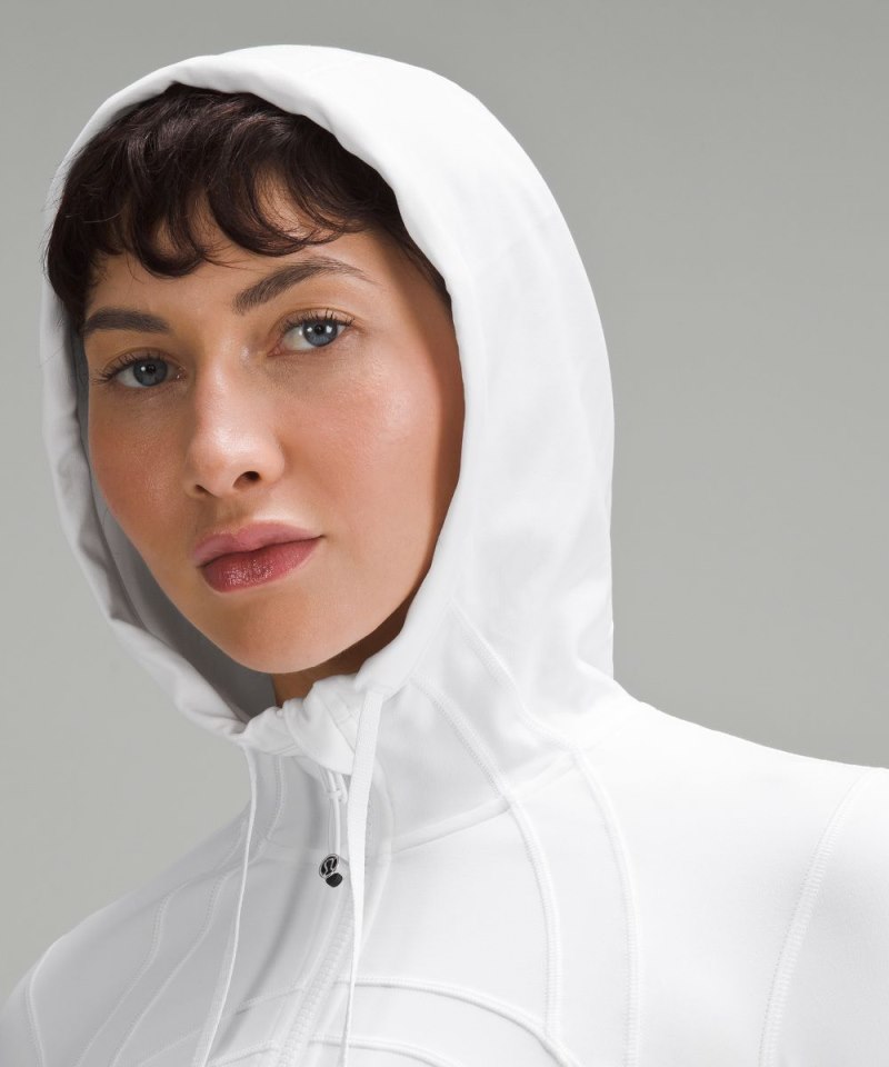 Lululemon Define Hooded Jacket *Nulu White Online Outlet Sale