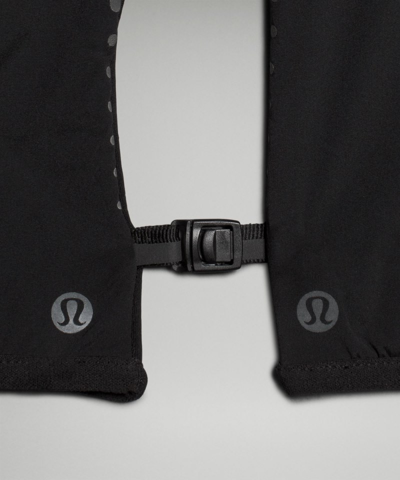 Lululemon Men's Fast and Free Hooded Running Gloves Black Online Outlet Sale