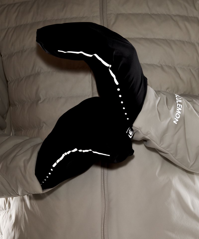 Lululemon Men's Fast and Free Hooded Running Gloves Black Online Outlet Sale