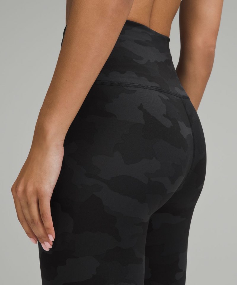 Lululemon Wunder Train High-Rise Crop 23" Heritage 365 Camo Deep Coal Multi Online Outlet Sale