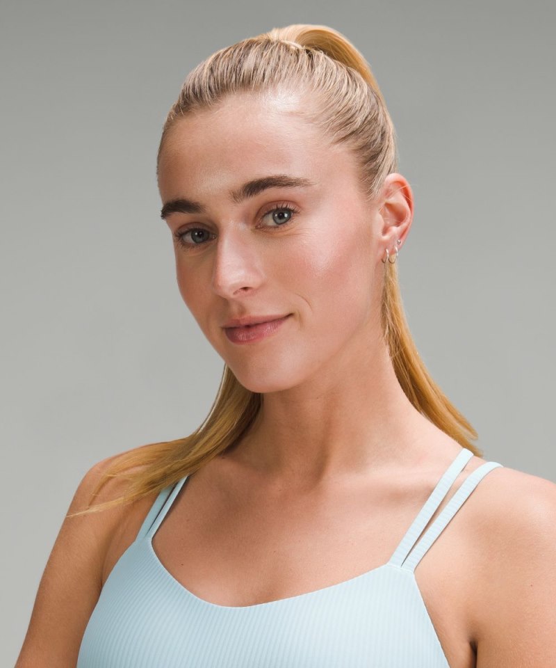Lululemon Like a Cloud Ribbed Longline Bra *Light Support, B / C Cup Sea Frost (not available) Online Outlet Sale