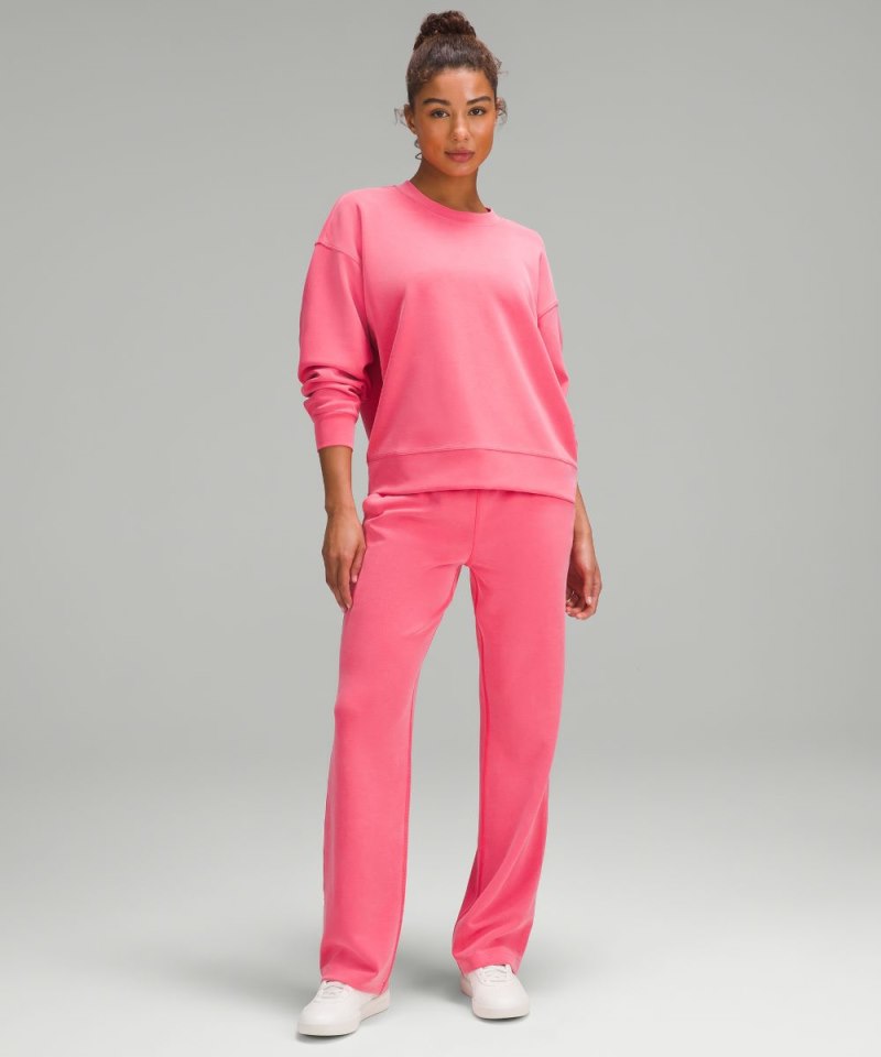 Lululemon Softstreme Crewneck Pullover Glaze Pink Online Outlet Sale