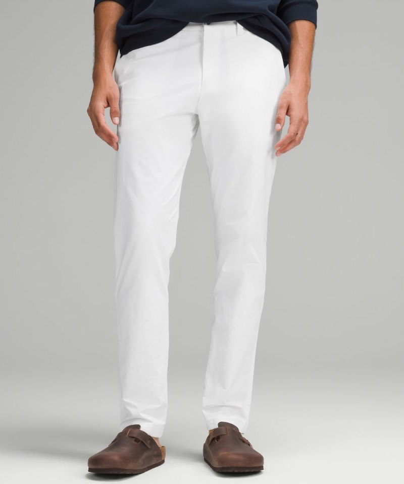 Lululemon ABC Slim-Fit Trouser 30"L *Stretch Cotton VersaTwill White Online Outlet Sale