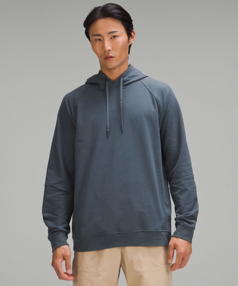 Lululemon City Sweat Pullover Hoodie Iron Blue Online Outlet Sale