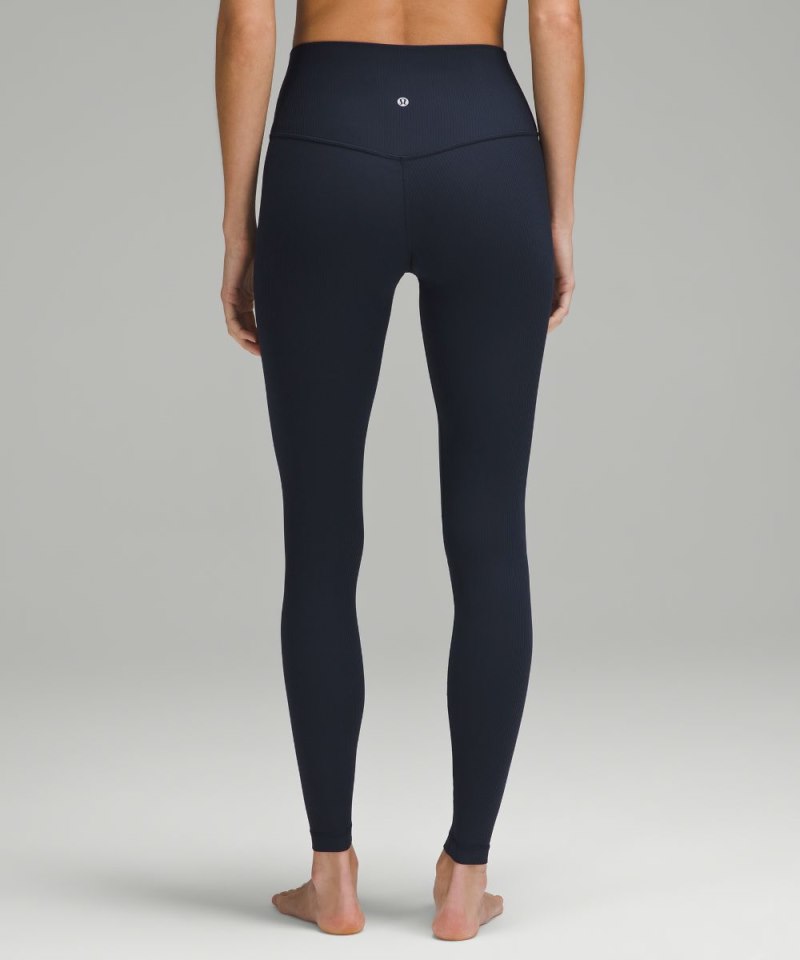 Lululemon lululemon Align™ High-Rise Ribbed Pant 28" True Navy Online Outlet Sale