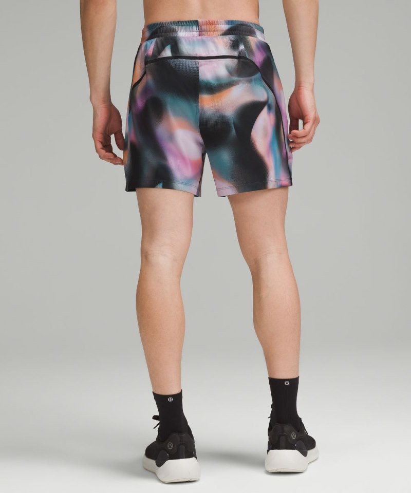 Lululemon Pace Breaker Lined Short 5" Digital Murmuration Teal Multi Online Outlet Sale
