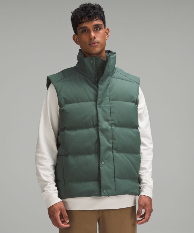 Lululemon Wunder Puff Vest *Tech Canvas Dark Forest Online Outlet Sale