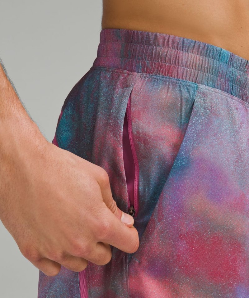 Lululemon Pace Breaker Linerless Short 7" Hazy Afterglow Multi Online Outlet Sale