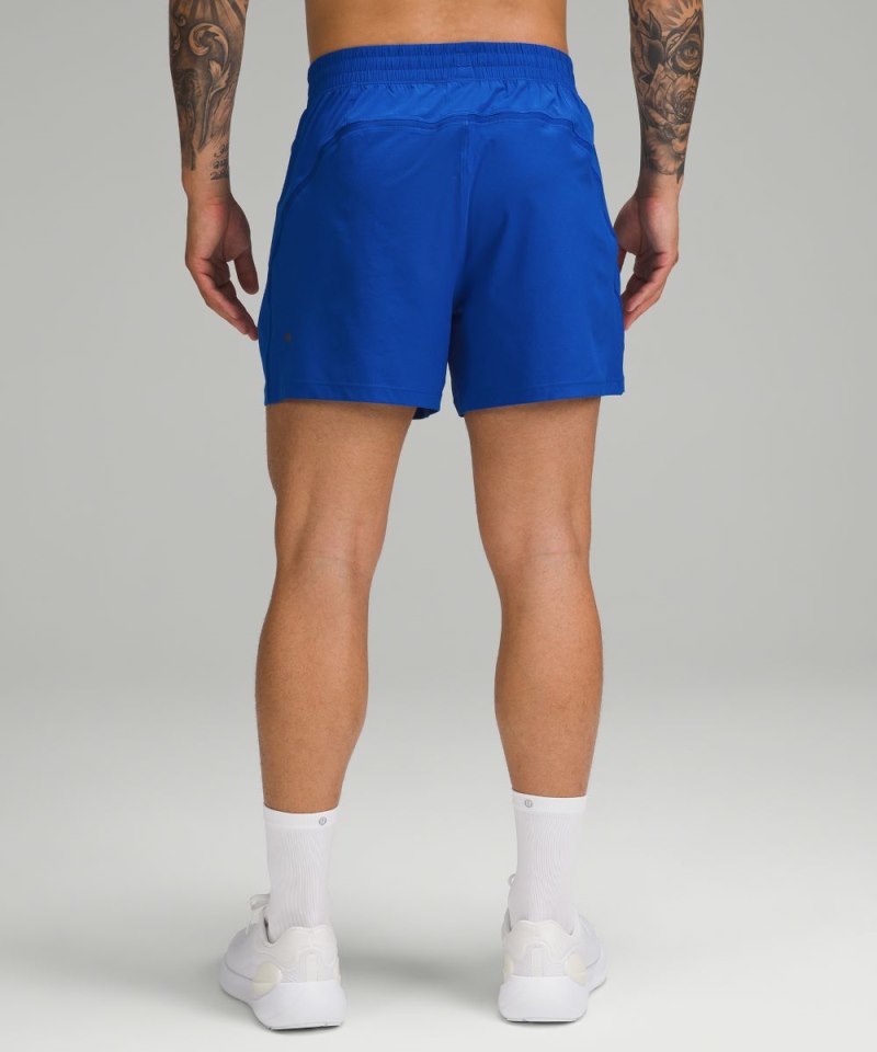 Lululemon Pace Breaker Linerless Short 5" Symphony Blue Online Outlet Sale
