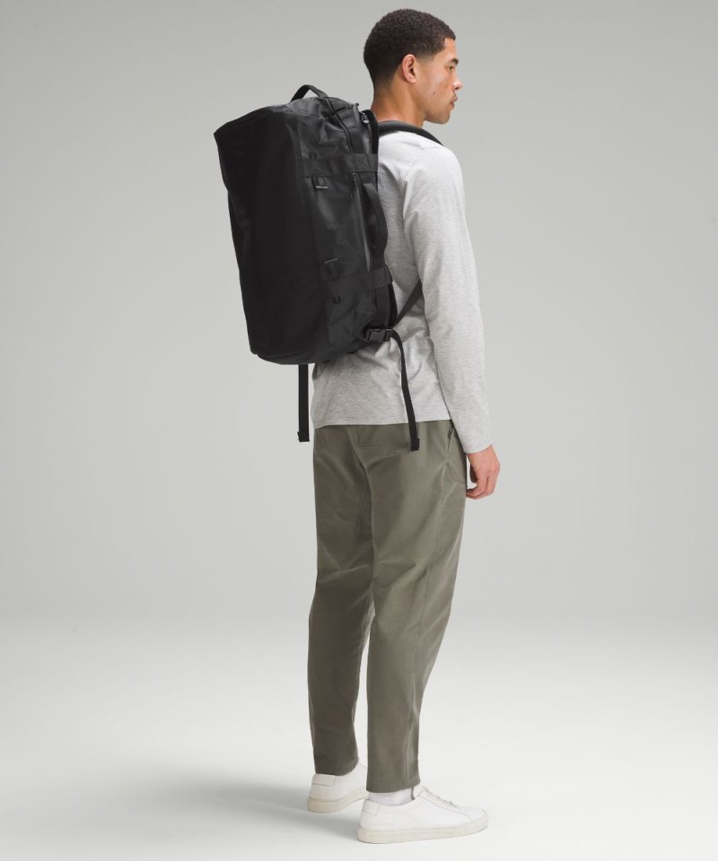 Lululemon 2-in-1 Travel Duffle Backpack 45L Black Online Outlet Sale
