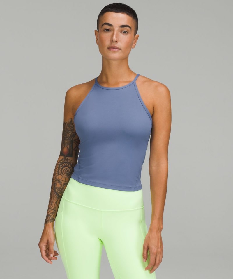 Lululemon Lightweight High-Neck Yoga Tank Top Water Drop Online Outlet Sale