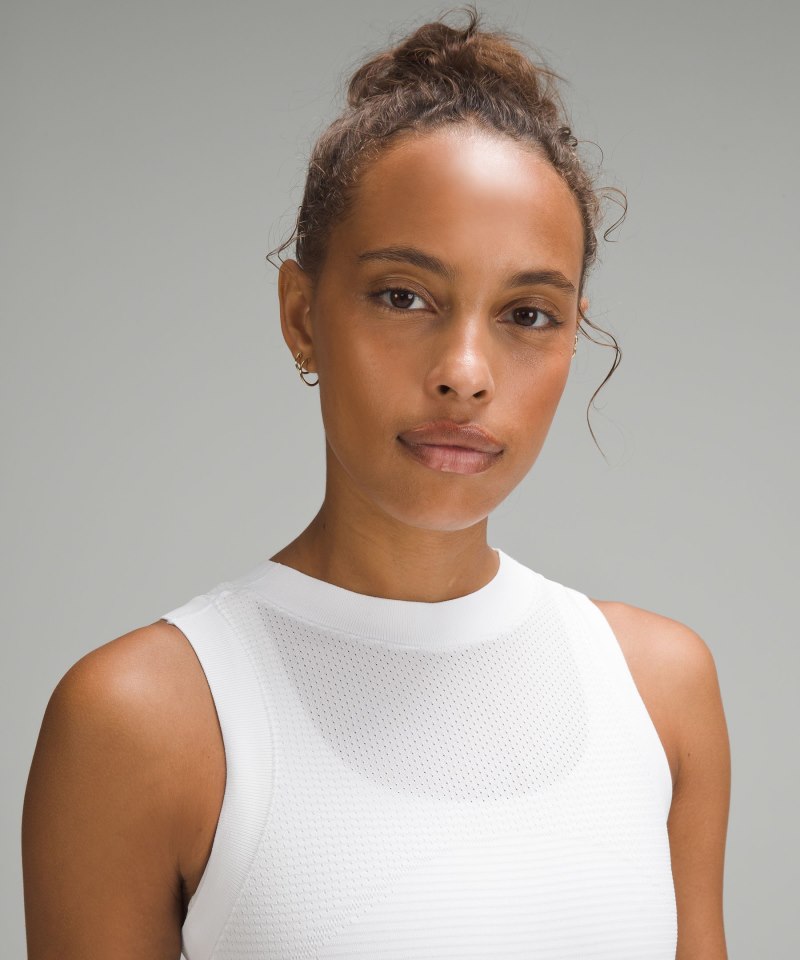 Lululemon Swiftly Tech Cross-Back Dress *Tennis White / White Online Outlet Sale