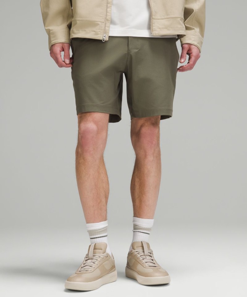 Lululemon ABC Classic-Fit Short 7" *Warpstreme Army Green Online Outlet Sale