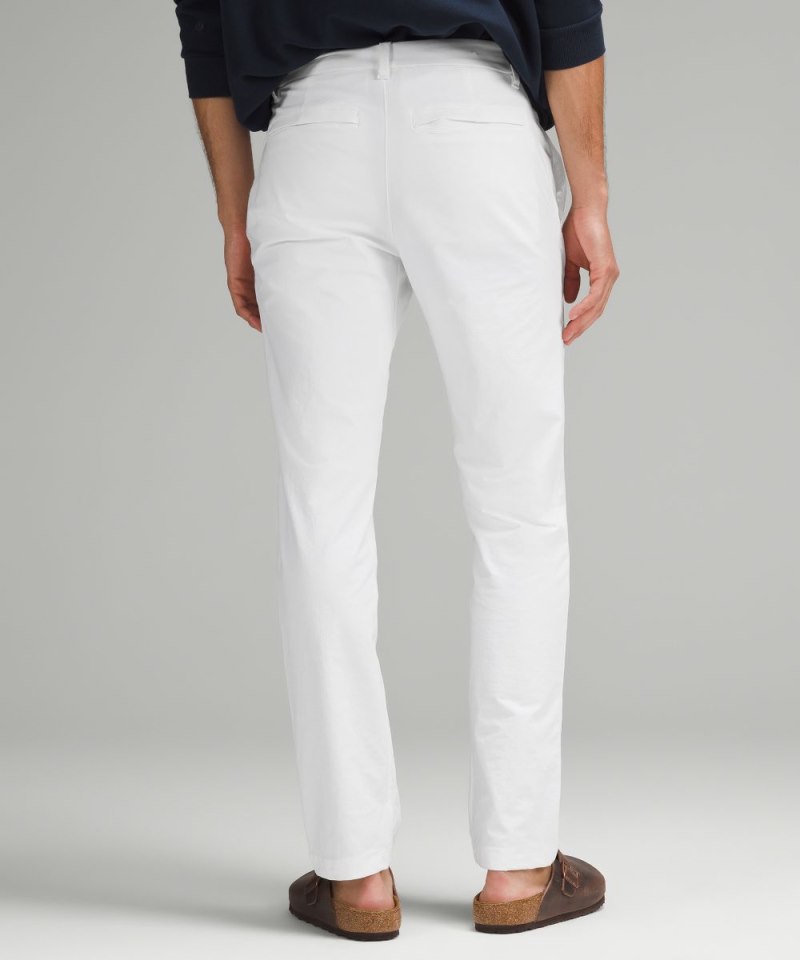 Lululemon ABC Slim-Fit Trouser 34"L *Stretch Cotton VersaTwill White Online Outlet Sale
