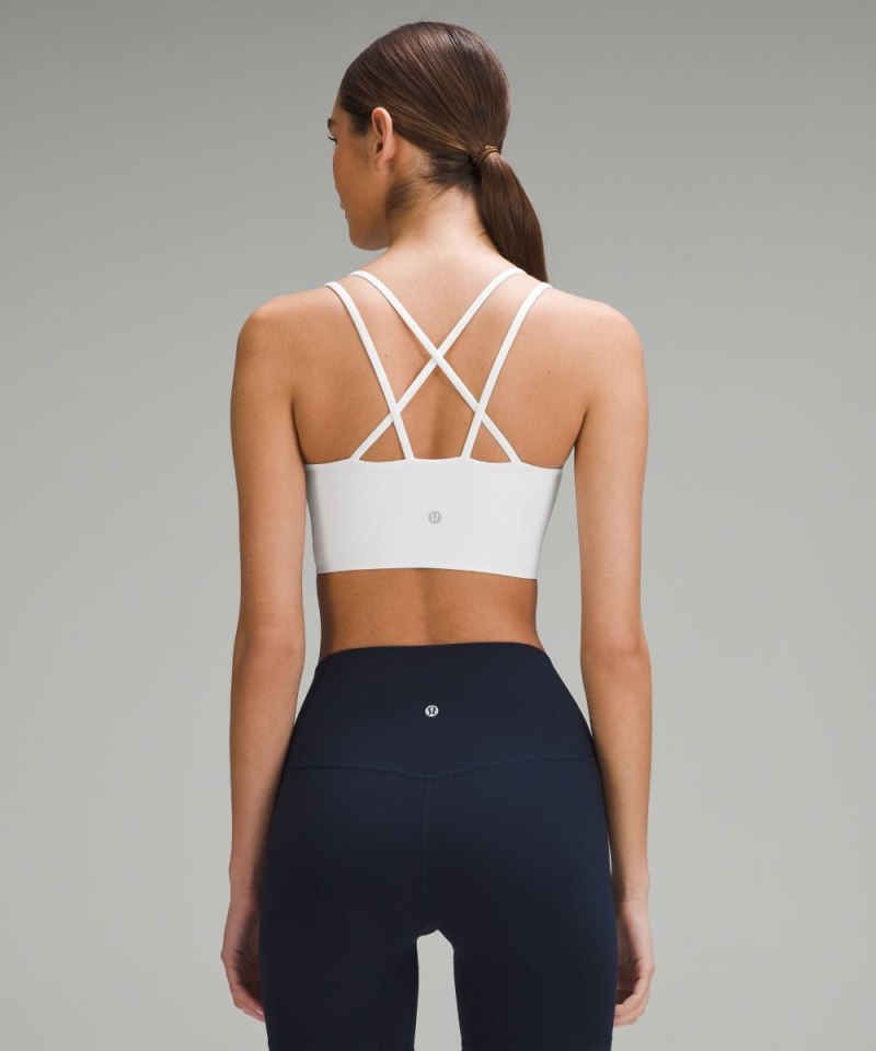 Lululemon Like a Cloud Longline Bra *Light Support, B / C Cup White Online Outlet Sale