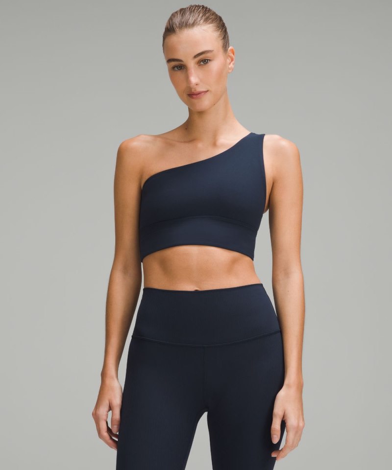 Lululemon lululemon Align™ Asymmetrical Bra *Light Support, A / B Cup True Navy Online Outlet Sale