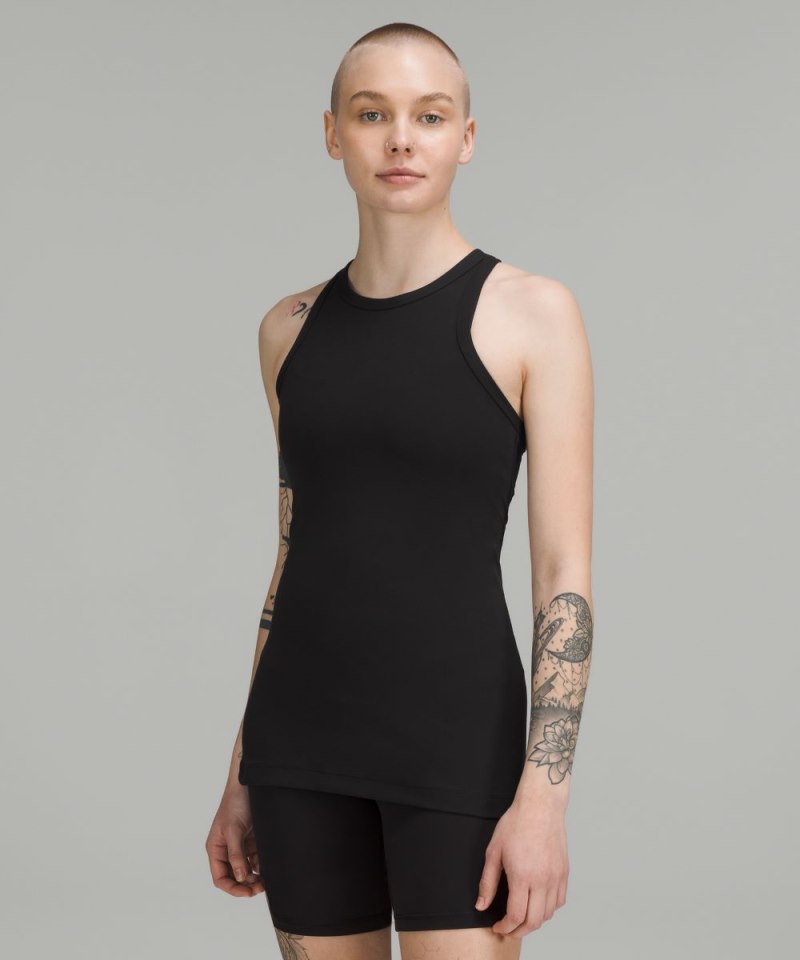 Lululemon lululemon Align™ Hip-Length Racerback Tank Top Black Online Outlet Sale