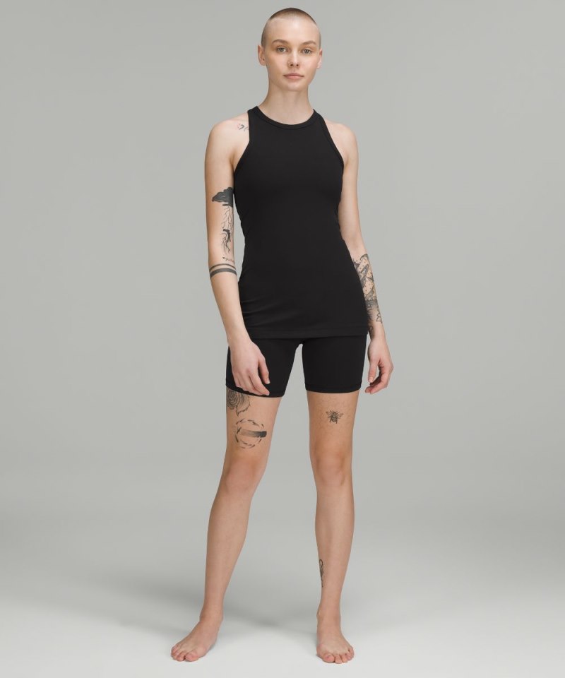 Lululemon lululemon Align™ Hip-Length Racerback Tank Top Black Online Outlet Sale