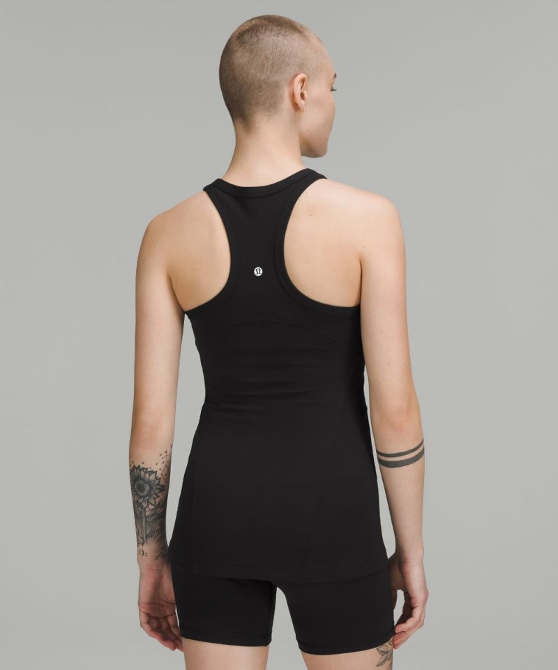 Lululemon lululemon Align™ Hip-Length Racerback Tank Top Black Online Outlet Sale