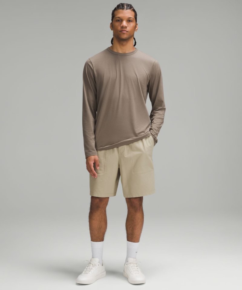 Lululemon Bowline Short 8" *Stretch Cotton VersaTwill Compass Khaki Online Outlet Sale
