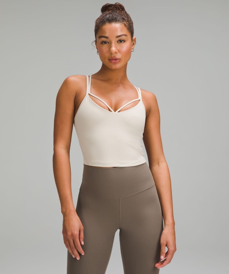 Lululemon lululemon Align™ Strappy Ribbed Tank Top Mojave Tan Online Outlet Sale