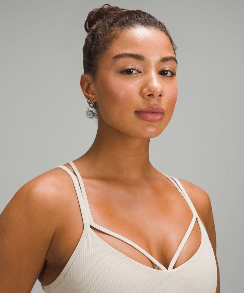 Lululemon lululemon Align™ Strappy Ribbed Tank Top Mojave Tan Online Outlet Sale