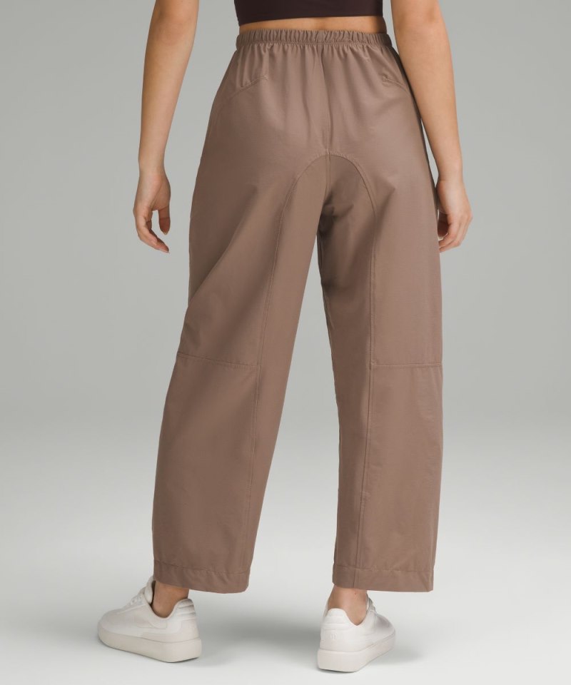 Lululemon Lightweight Mid-Rise Barrel-Leg Cropped Pant Taupetastic Online Outlet Sale