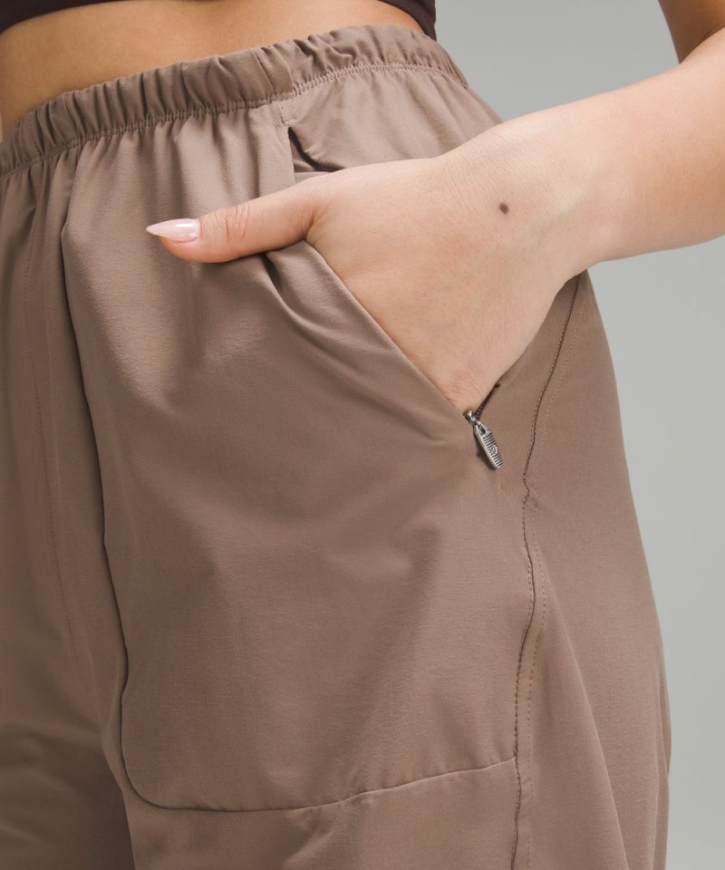 Lululemon Lightweight Mid-Rise Barrel-Leg Cropped Pant Taupetastic Online Outlet Sale
