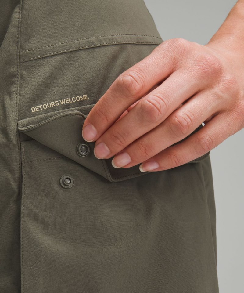 Lululemon Cargo High-Rise Hiking Skirt Army Green Online Outlet Sale