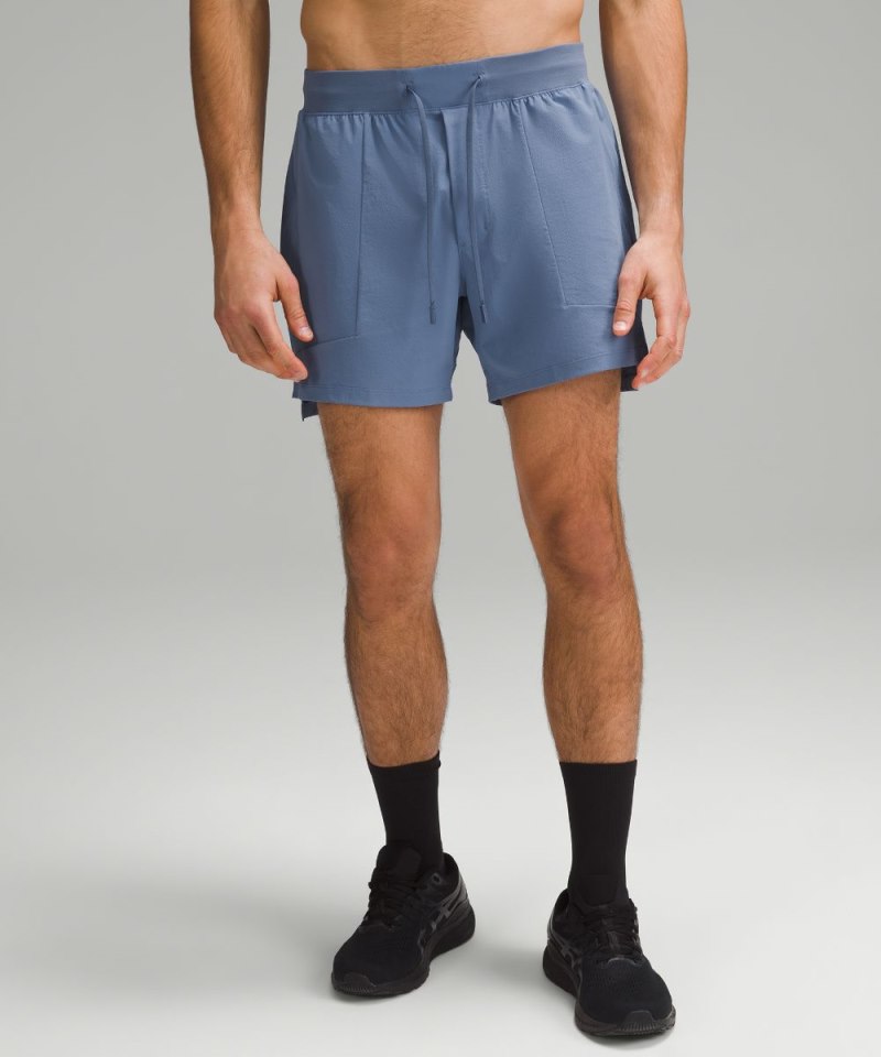 Lululemon License to Train Linerless Short 5" Oasis Blue Online Outlet Sale
