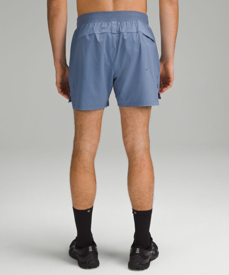 Lululemon License to Train Linerless Short 5" Oasis Blue Online Outlet Sale
