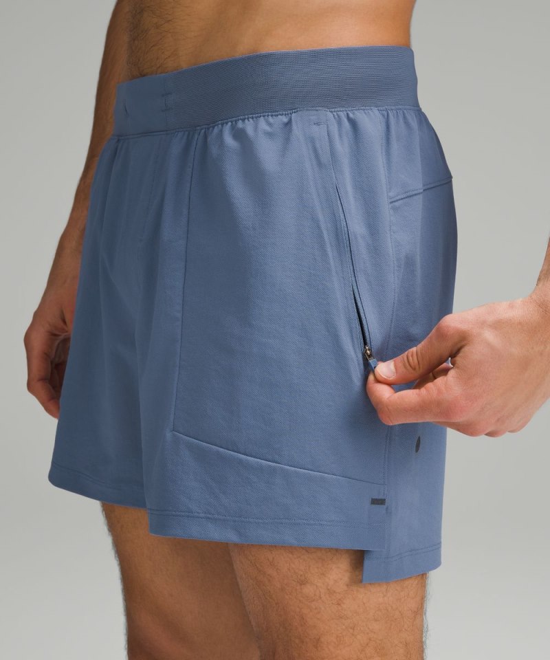 Lululemon License to Train Linerless Short 5" Oasis Blue Online Outlet Sale