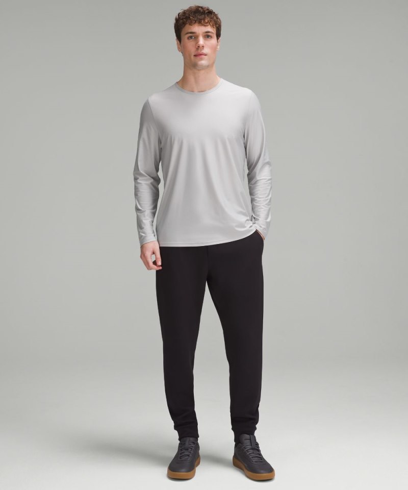 Lululemon Ultra-Soft Nulu Long-Sleeve Shirt Silver Drop Online Outlet Sale