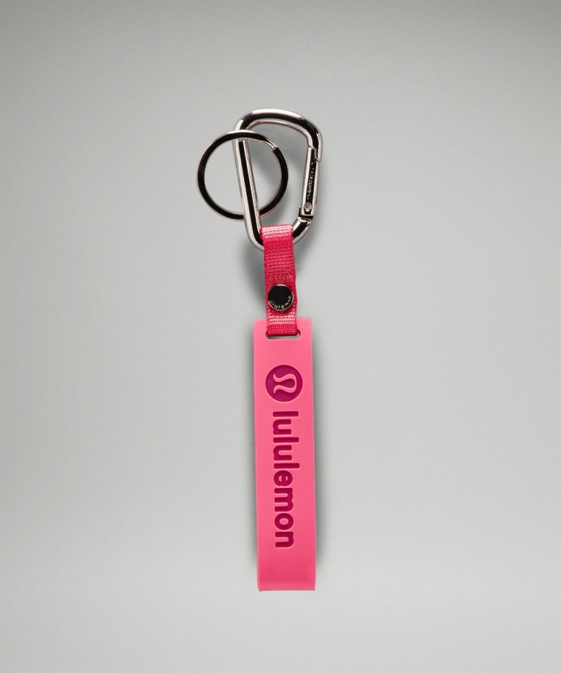 Lululemon Silicone Keychain Sakura Pink / Washed Mauve Online Outlet Sale