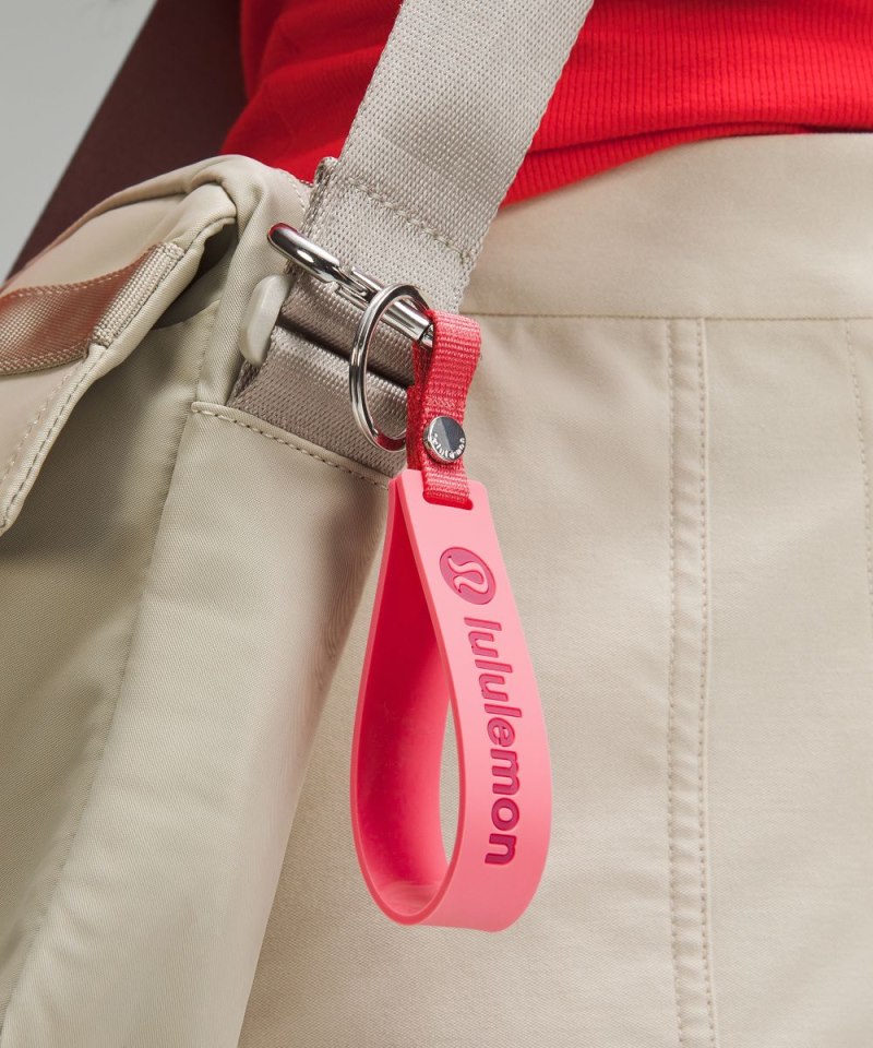 Lululemon Silicone Keychain Sakura Pink / Washed Mauve Online Outlet Sale