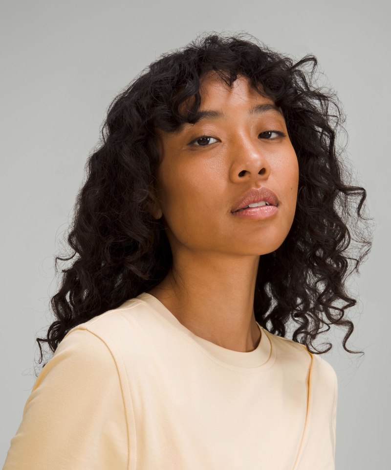 Lululemon Cotton Wrap-Front T-Shirt Dress Prosecco Online Outlet Sale