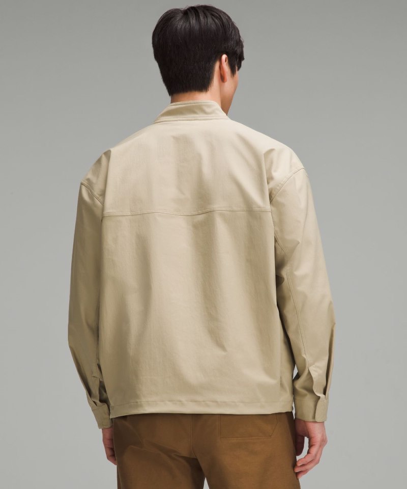 Lululemon Smooth Twill Full-Zip Jacket Compass Khaki Online Outlet Sale