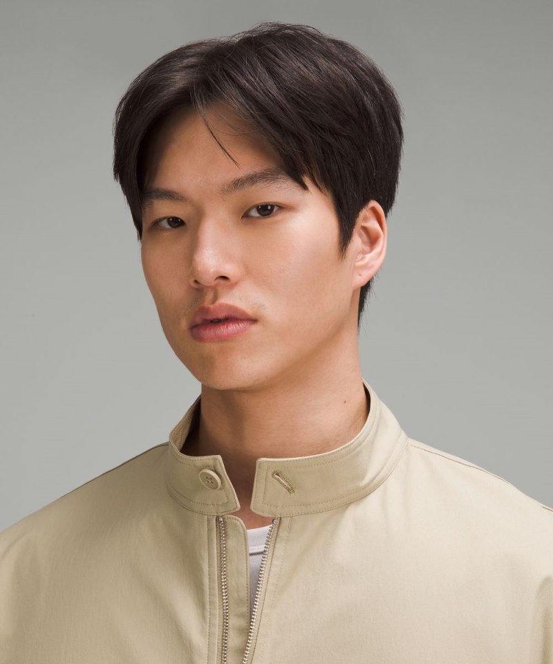 Lululemon Smooth Twill Full-Zip Jacket Compass Khaki Online Outlet Sale