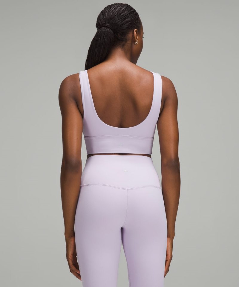 Lululemon lululemon Align™ V-Neck Bra *Light Support, C / D Cup Lilac Ether Online Outlet Sale