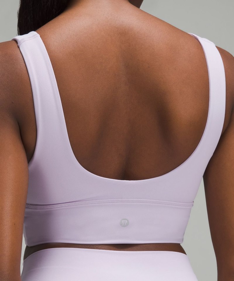 Lululemon lululemon Align™ V-Neck Bra *Light Support, C / D Cup Lilac Ether Online Outlet Sale