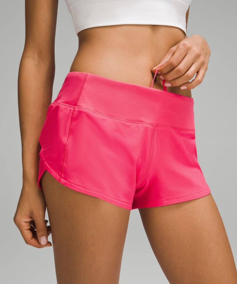 Lululemon Speed Up Low-Rise Lined Short 2.5" Lip Gloss Online Outlet Sale